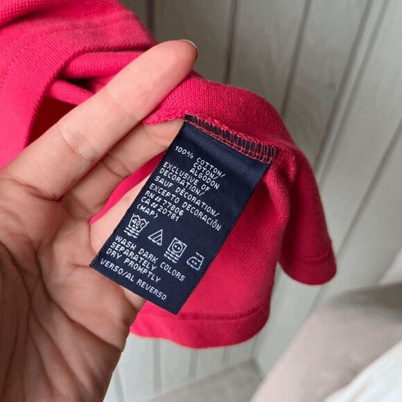 Tommy Hilfiger 90s Pique Cotton Crewneck Shirt XL NWOT – Retro Preppy Polo Style - Picture 4 of 11